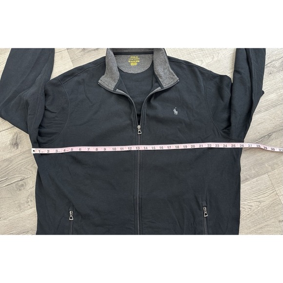 Polo Ralph Lauren Men's Black Full Zip Jacket Size XXL 2XL - Picture 3 of 8